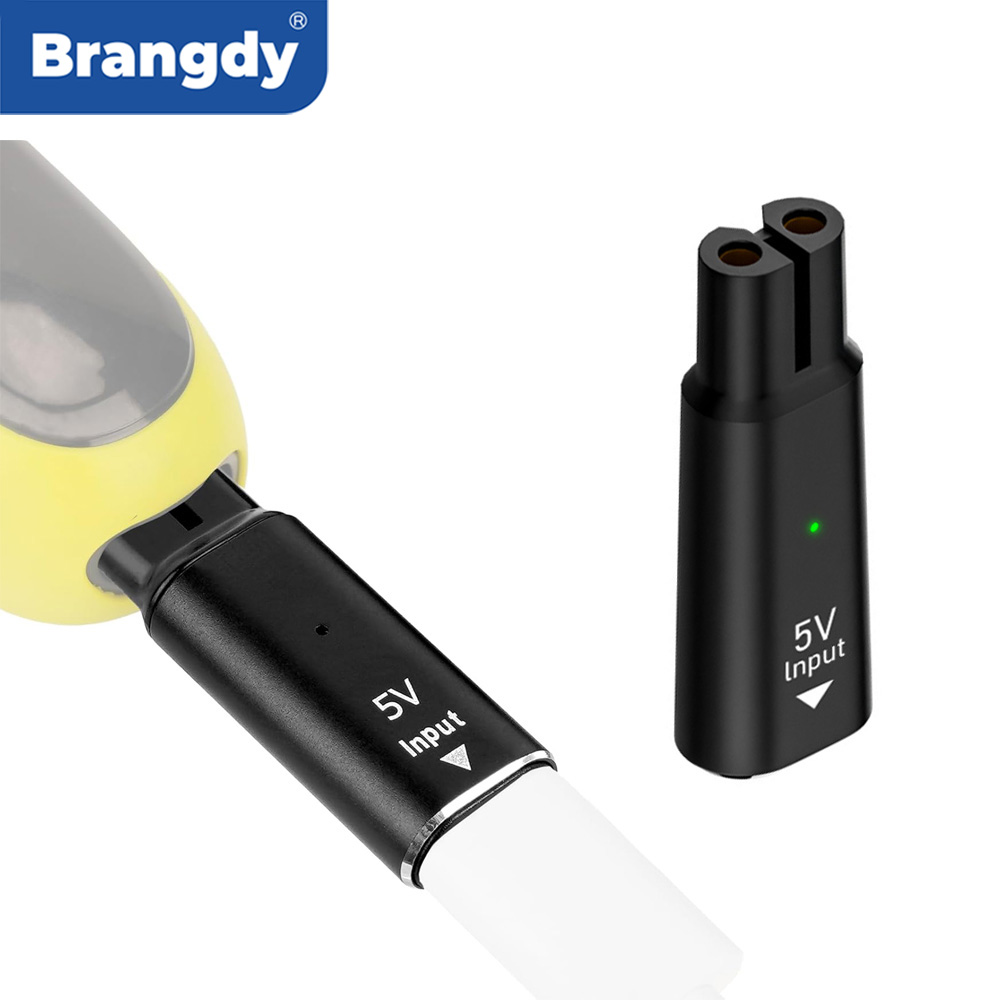 Beard Trimmer - Brangdy 5V Typ-C Rasierer-Adapter, Ladegerät, Konverter,