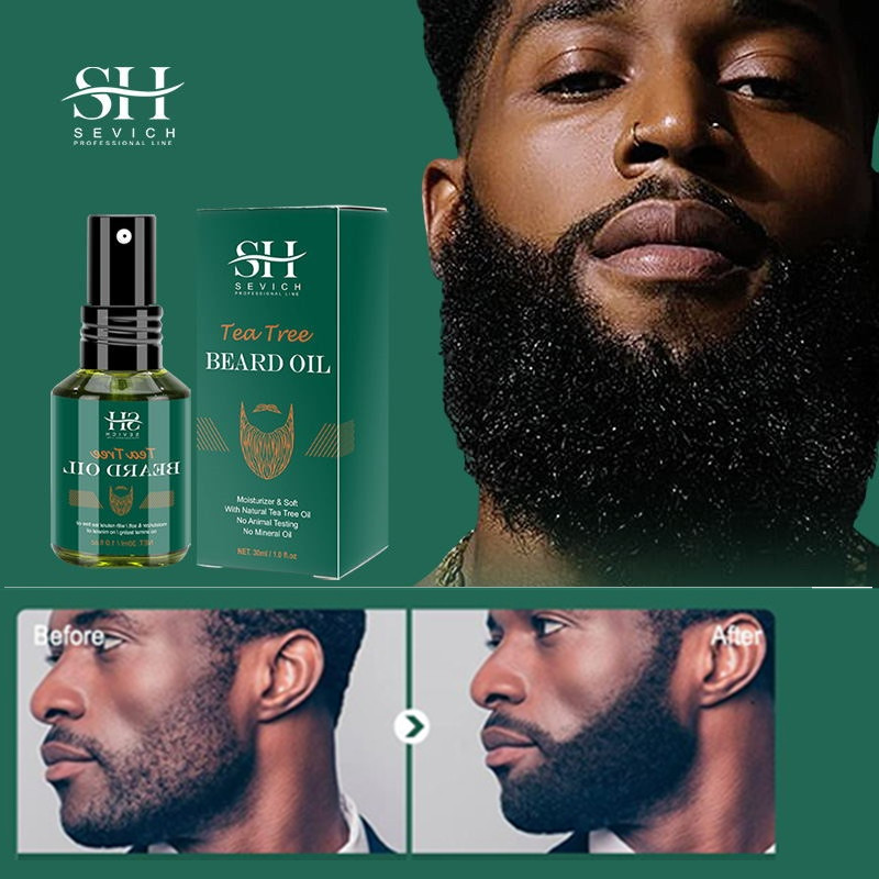 Beard Oil - Sevich Teebaumwachstums-Bartöl, schnell wirksames Bartwachstum und