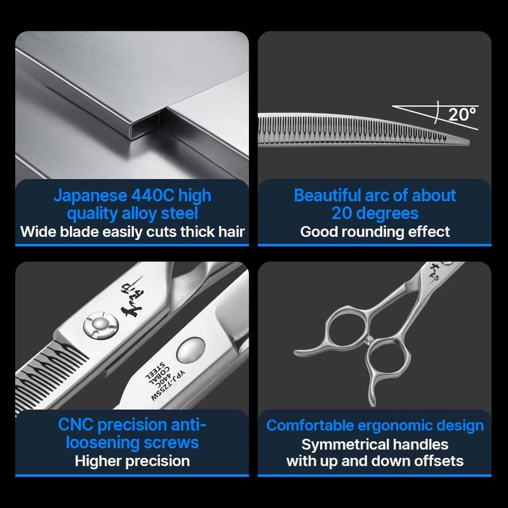 7,25 Zoll umweltfreundliche ge – Grooming Scissors Bewertung und Preis
