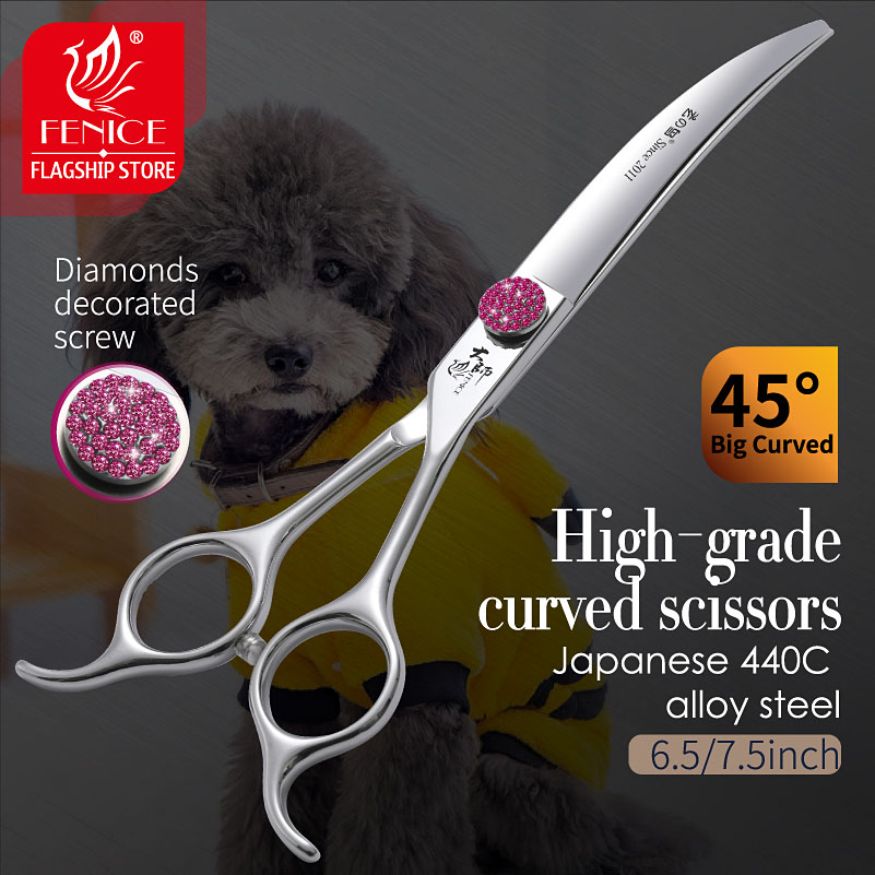 Fenice Pink Diamond Screw Pet  – Grooming Scissors Bewertung und Preis