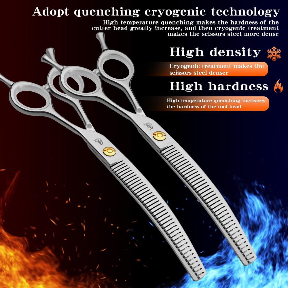 Feine, gebogene Zahn-Schere fü – Grooming Scissors Bewertung und Preis