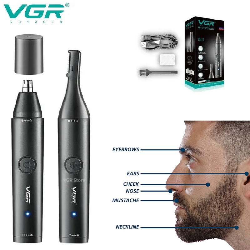 VGR Waschbarer Nasenhaarschnei – Nose Trimmer Bewertung und Preis